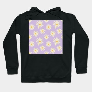 1970 daisy retro flower pattern Hoodie